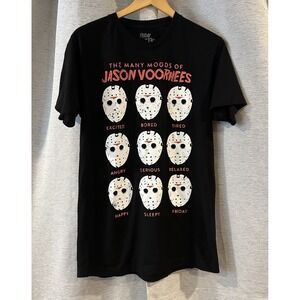 The Many Moods Of‎ Jason Voorhees T-Shirt Halloween Horror Size Medium